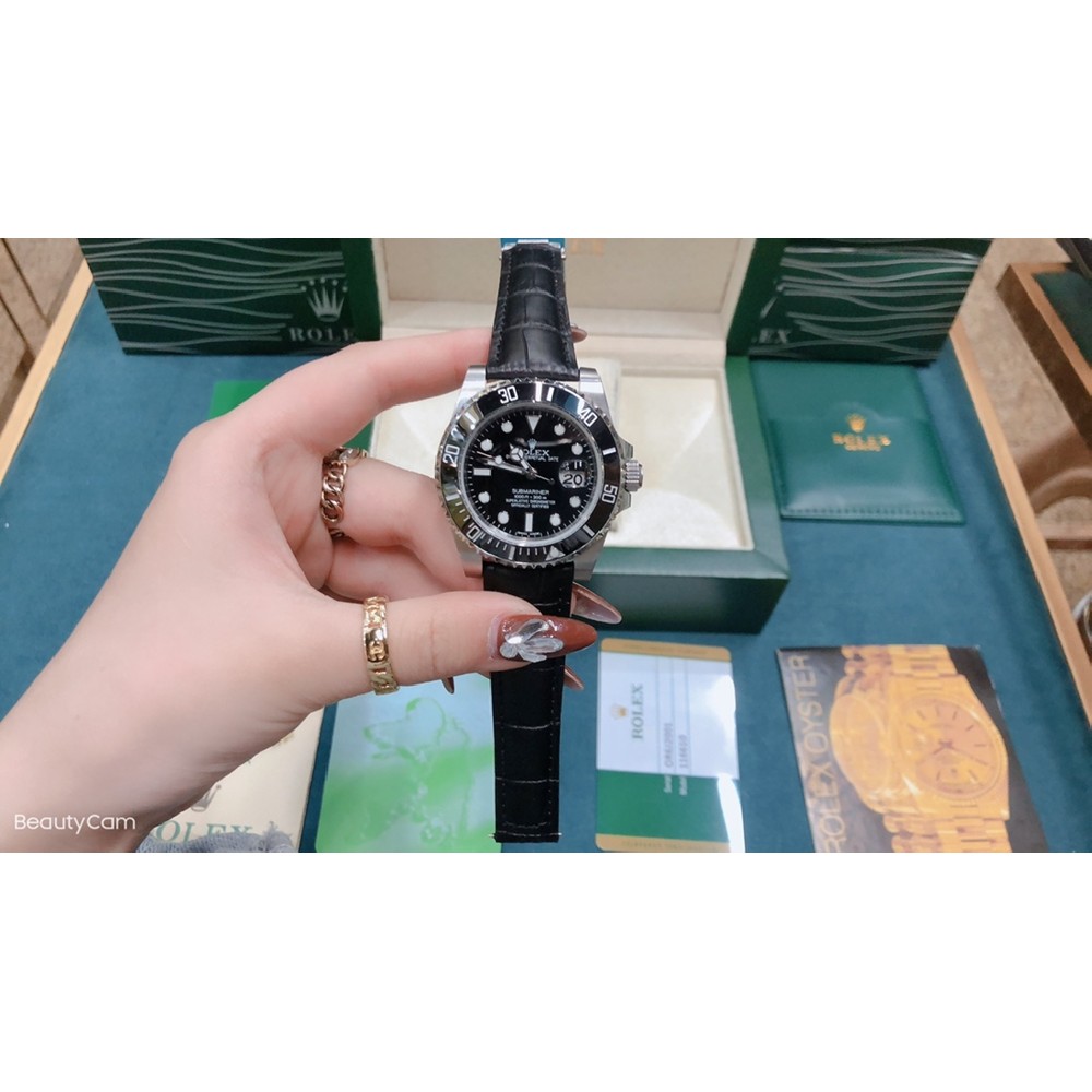 ROLEX  A SUBMARINER DATA Leather strap 40MM RO0122