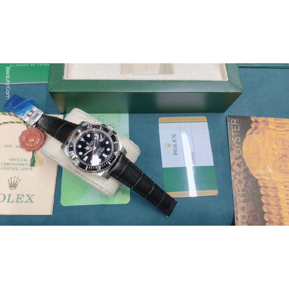 ROLEX  A SUBMARINER DATA Leather strap 40MM RO0122