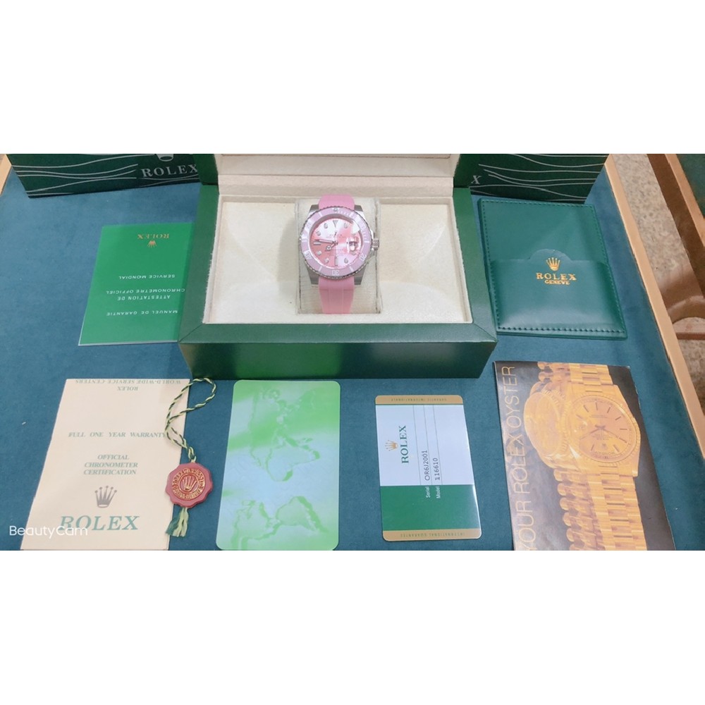 ROLEX A SUBMARINER DATA Rubber strap 40MM RO0126