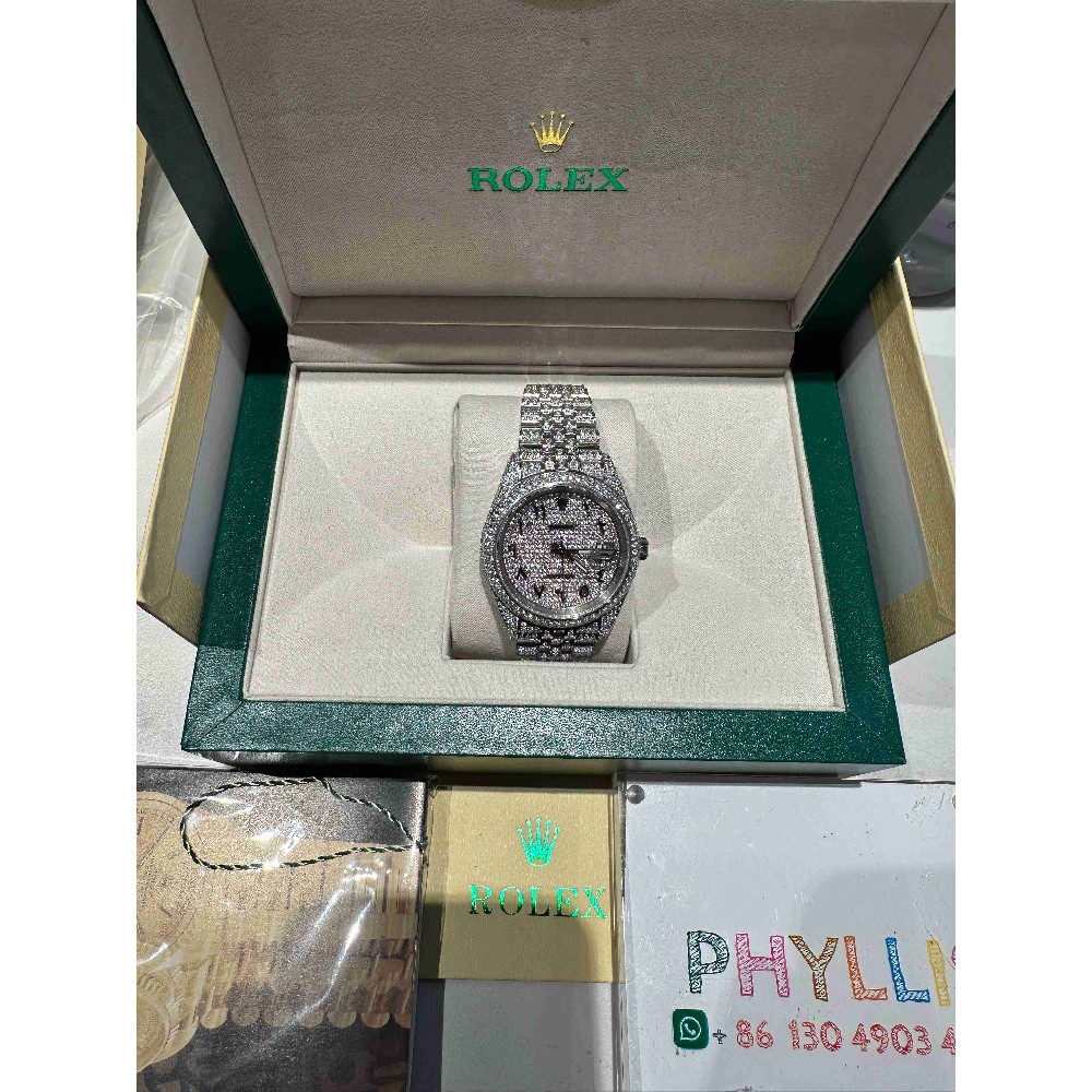 Rolex Date Just 41 (Moissanite) Watch